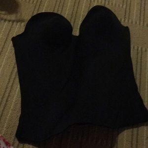 Strapless corset bra